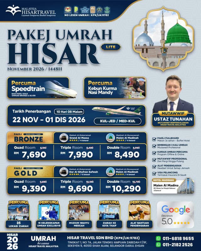 18. UMRAH 22 NOV 2026
