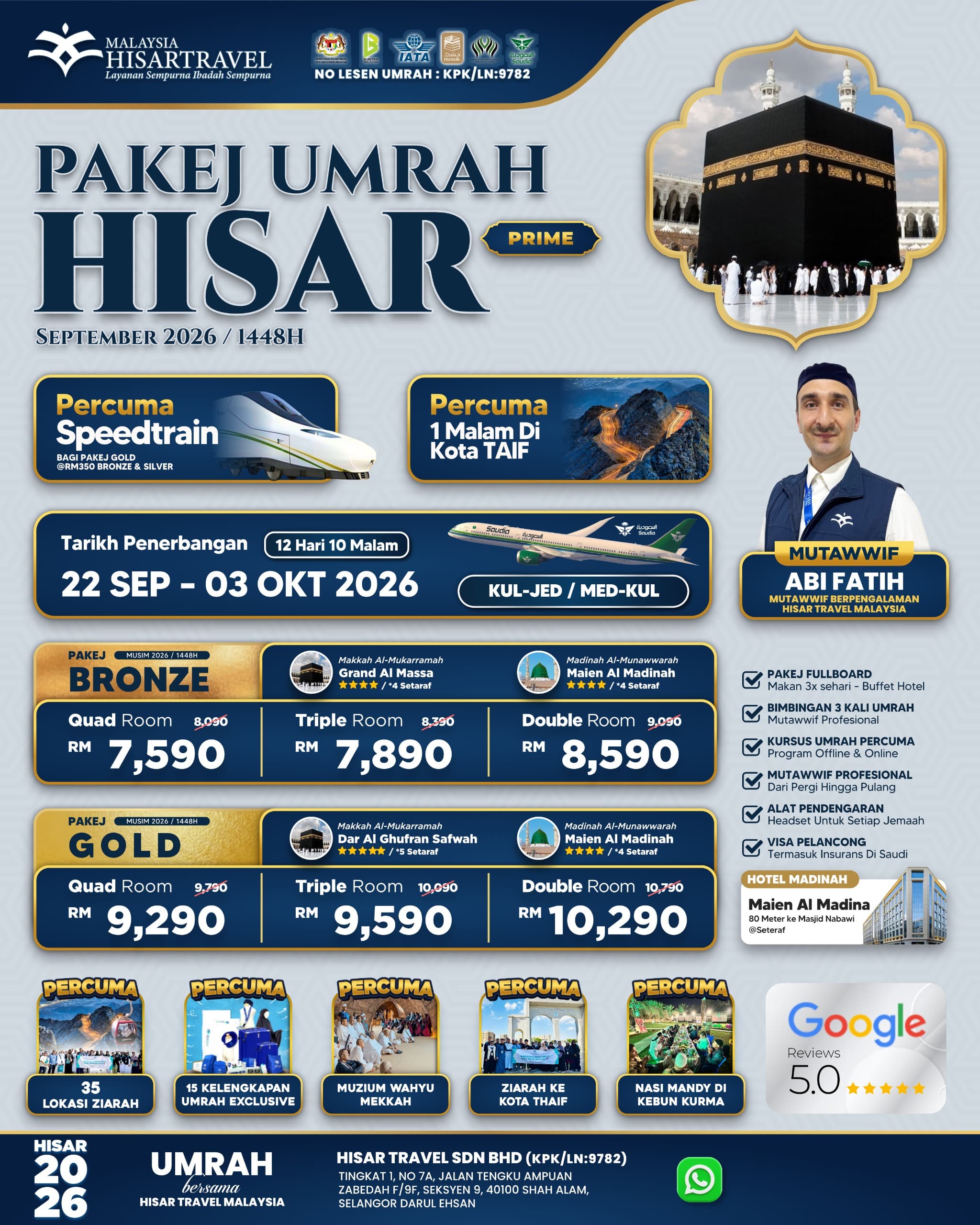 12. UMRAH 22 SEP 2026