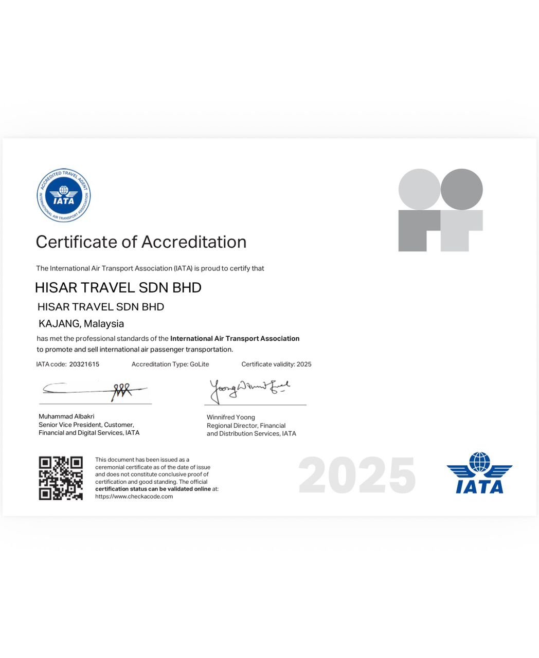 IATA 2025